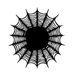 Wall Mural - Spider web set isolated 