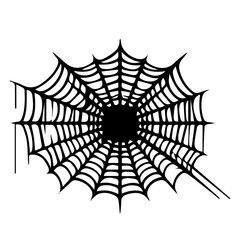 Wall Mural - Spider web set isolated 