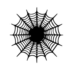 Wall Mural - Spider web set isolated 
