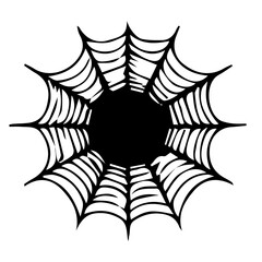 Wall Mural - Spider web set isolated 