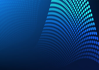 Poster - Abstract background Lines of points put together to form a curve with interesting dimensions. Wallpaper, Screen, Presentation, Vector Illustration.