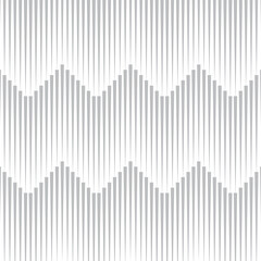 Aufkleber - abstract monochrome repeatable vertical grey line wave pattern.