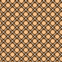 Poster - abstract repeatable brown rectangle pattern.