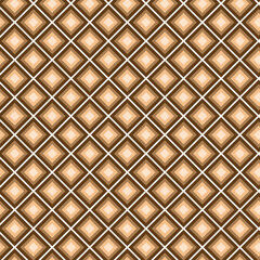 Poster - abstract seamless repeatable brown rectangle pattern.