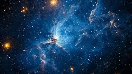 Aufkleber - Enchanting starry night sky backdrop, twinkling stars and celestial lights, creating a magical and dreamy atmosphere Generative AI