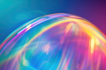 Wall Mural - Colorful rainbow color hologram.