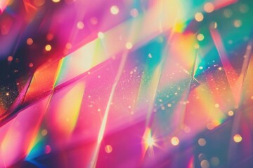 Wall Mural - multicolored vintage photo overlay with abstract effects.
