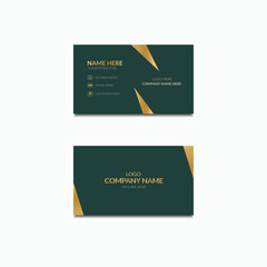 Professional Modern Clean Business Card Design. Flat Design, Simple design.