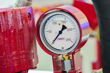 Aufkleber - Industrial high pressure equipment in the gas industry