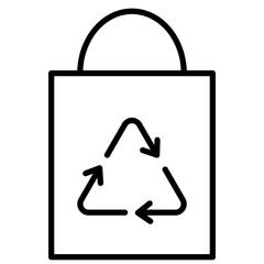 Canvas Print - Reusable Bag Icon