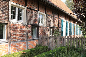 Historisches Fachwerkhaus in der Altstadt von Ascheberg im Münsterland	