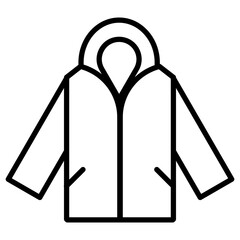 Poster - Winter Long Coat Icon