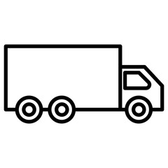 Wall Mural - Cargo Truck Icon