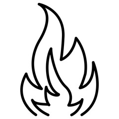 Wall Mural - Fire Icon