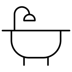 Poster - Bathtub Icon