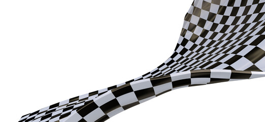 Aufkleber - checkered flag, end race background