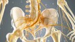 Compressed sciatic nerve in humans.