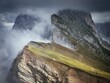 Seceda mountain in Dolomites, Italy