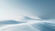 A serene, snowy landscape with pristine white expanses, exemplifying minimalist purity in winter.