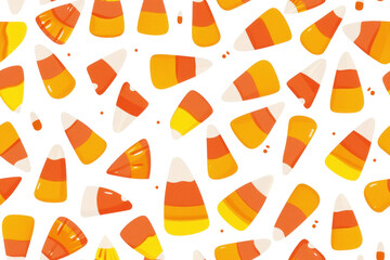 Wall Mural - Halloween Seamless Pastel Pattern Background