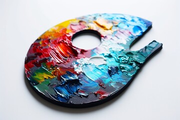 Poster - A vibrant spectrum of hues awaits, inviting the imagination to craft a masterpiece on the blank canvas of the mind
