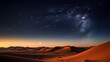 Magnificent Night Sky Filled With Stars Above an Expansive Desert