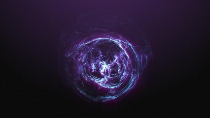 abstract blue-purple energy ball. bright glowing, magical abstract background. abstract multi-colore