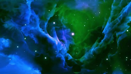 Wall Mural - stars of universe nebula deep space motion background