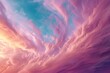 Colorful clouds in the sky at sunset,  Colorful background
