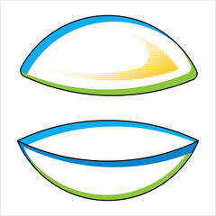 Wall Mural - Contact Lens Icon Y_2112001