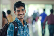© toonsteb - male indian student at the school on the bokeh style background