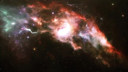 Wall Mural - space universe motion animation abstract background