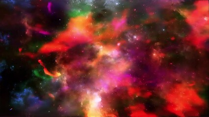 Wall Mural - space universe motion animation abstract background