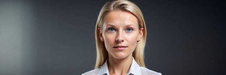 Woman in White Shirt Looking at the Camera