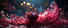 Cranberry Cascade In A Water Dance Deep, Background Images And Pictures 