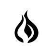 Burning fury flame icon
