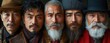 © irina - A portrait of a diverse group of men, each from different cultural backgrounds