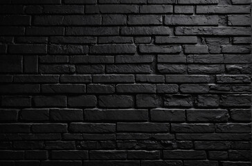  black brick wall texture background