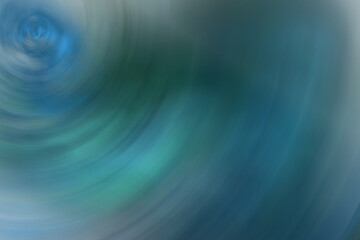 Poster - Background with blur blue parallel half-circles 