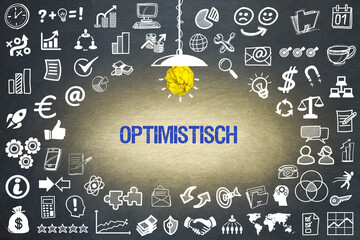 Wall Mural - optimistisch	