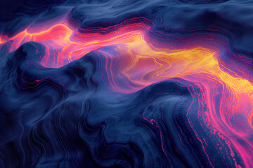 Poster - Surreal colorful abstract landscape. Background image. Created with Generative AI technology