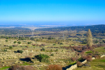 Wall Mural - semi-arid land in the southern of spain