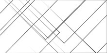 Abstract Grey Lines On White Background With Luxury Shapes Architecture Plan. Modern Pattern Elegant Gray Line Template Background.	