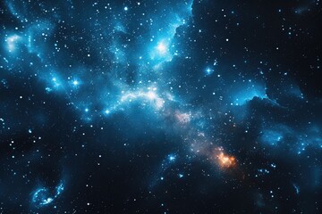 Wall Mural - Abstract galaxy space background 