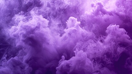 Poster - A close-up view of a smoke cloud. This image captures the intricate details and patterns within the smoke, creating a visually captivating scene.