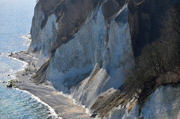 Wall Mural - Famous white cliffs in Jasmund National Pa