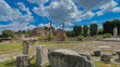Cloudy sky over Forum Romanum
