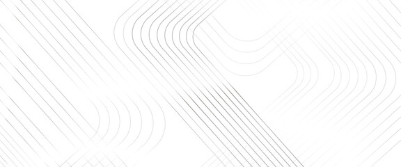 Poster - Vector white geometric lines angles shapes in white and of the gray pattern of lines abstract transparent background.