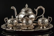 A Sterling Silver Tea Set