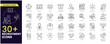 © Iconic Space - Recruitment Stroke icon set. Headhunting, career, resume, job hiring, candidate and human resource icons. Editable Outline icon collection.